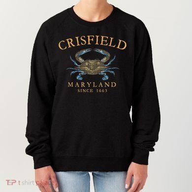 Crisfield Maryland Blue Crab Since 1663 Women's Sweatshirt