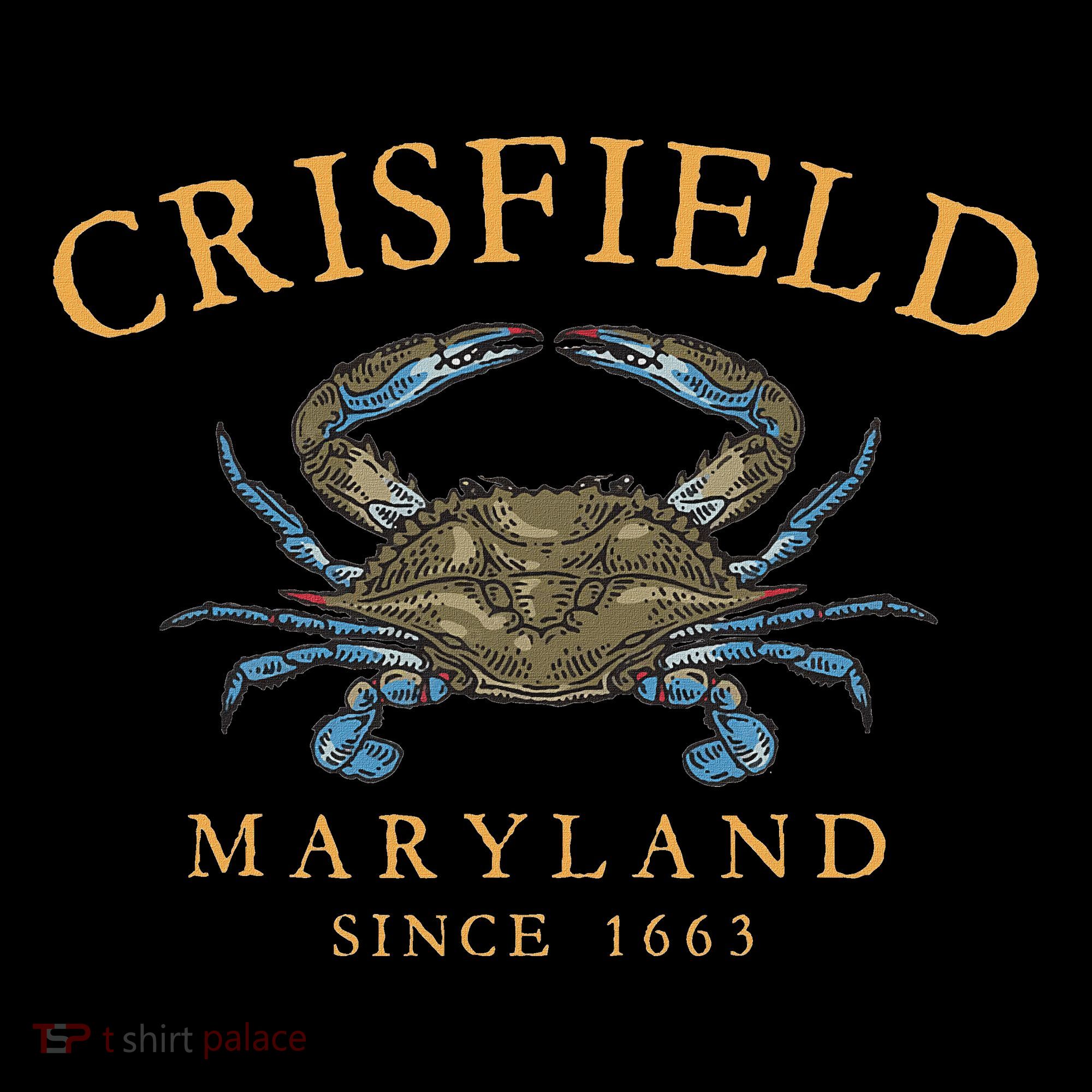 Crisfield Maryland Blue Crab Since 1663 Women's Hoodie