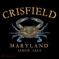 Crisfield Maryland Blue Crab Since 1663 Ornament thumb 1