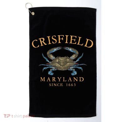 Crisfield Maryland Blue Crab Since 1663 Golf Towel