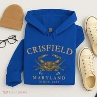 Crisfield Maryland Blue Crab Since 1663 Hoodie thumb 4