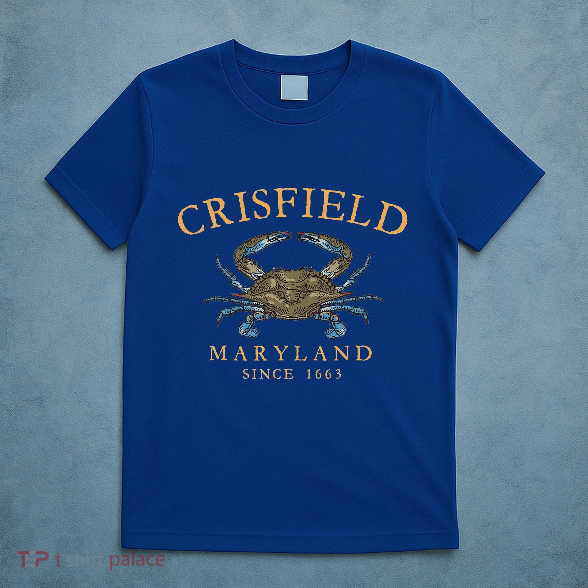 Crisfield Maryland Blue Crab Since 1663 T-Shirt