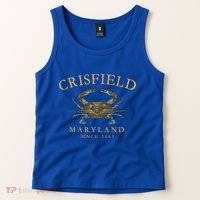 Crisfield Maryland Blue Crab Since 1663 Tank Top thumb 2