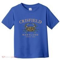 Crisfield Maryland Blue Crab Since 1663 Toddler T-Shirt thumb 0