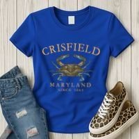 Crisfield Maryland Blue Crab Since 1663 Women's T-Shirt thumb 3