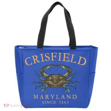Crisfield Maryland Blue Crab Since 1663 Tote Bag