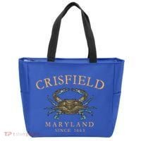 Crisfield Maryland Blue Crab Since 1663 Tote Bag thumb 0