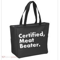 Certified Meat Beater Funny And Cool Tote Bag thumb 2