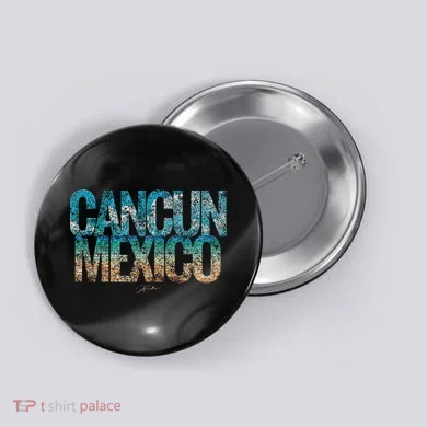 Cancun Mexico Beach Button