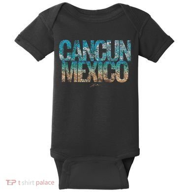 Cancun Mexico Beach Baby Bodysuit