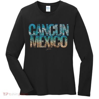 Cancun Mexico Beach Women's Long Sleeve Shirt