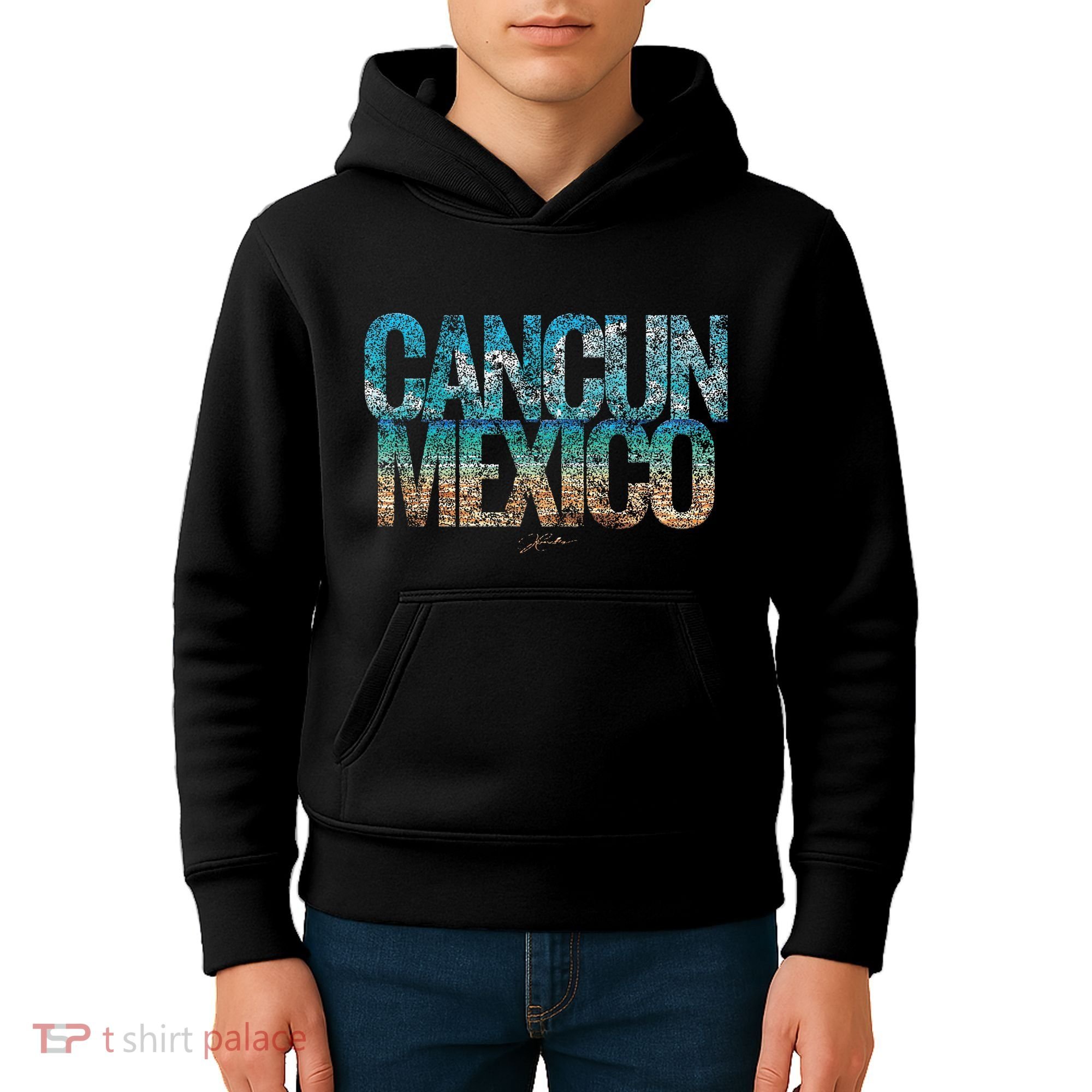 Cancun Mexico Beach Kids Hoodie