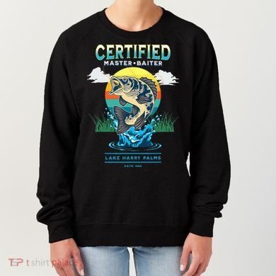 Certified Master Baiter Funny Fishing Women's Sweatshirt