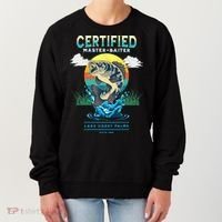 Certified Master Baiter Funny Fishing Women's Sweatshirt thumb 0