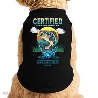Certified Master Baiter Funny Fishing Doggie Tank thumb 0