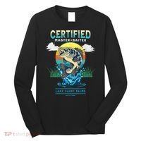 Certified Master Baiter Funny Fishing Long Sleeve Shirt thumb 0