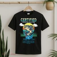 Certified Master Baiter Funny Fishing T-Shirt thumb 2