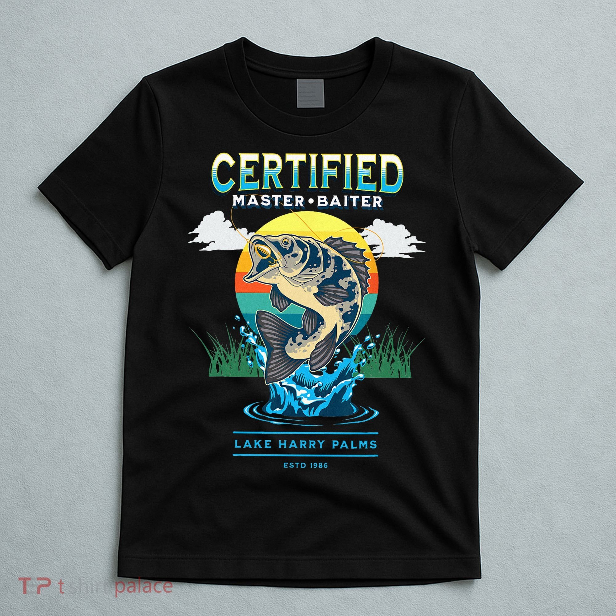 Certified Master Baiter Funny Fishing T-Shirt