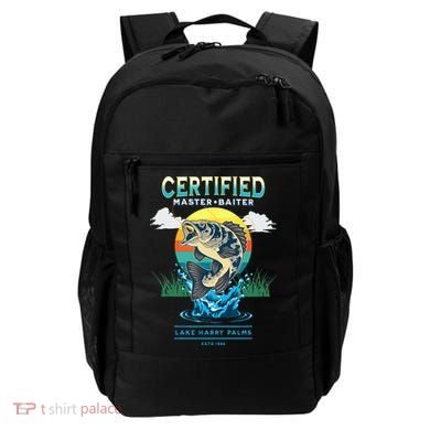 Certified Master Baiter Funny Fishing Backpack