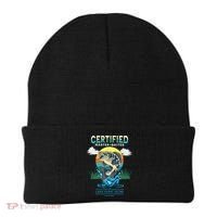 Certified Master Baiter Funny Fishing Beanie thumb 0