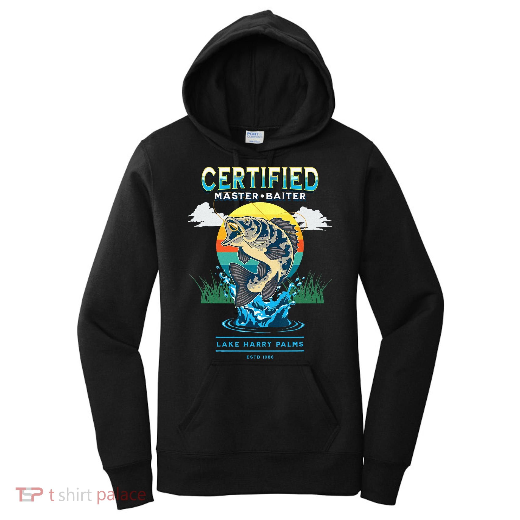 Certified Master Baiter Funny Fishing Women's Hoodie