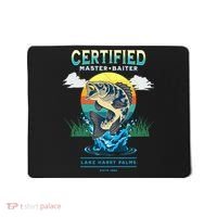 Certified Master Baiter Funny Fishing Mousepad thumb 0