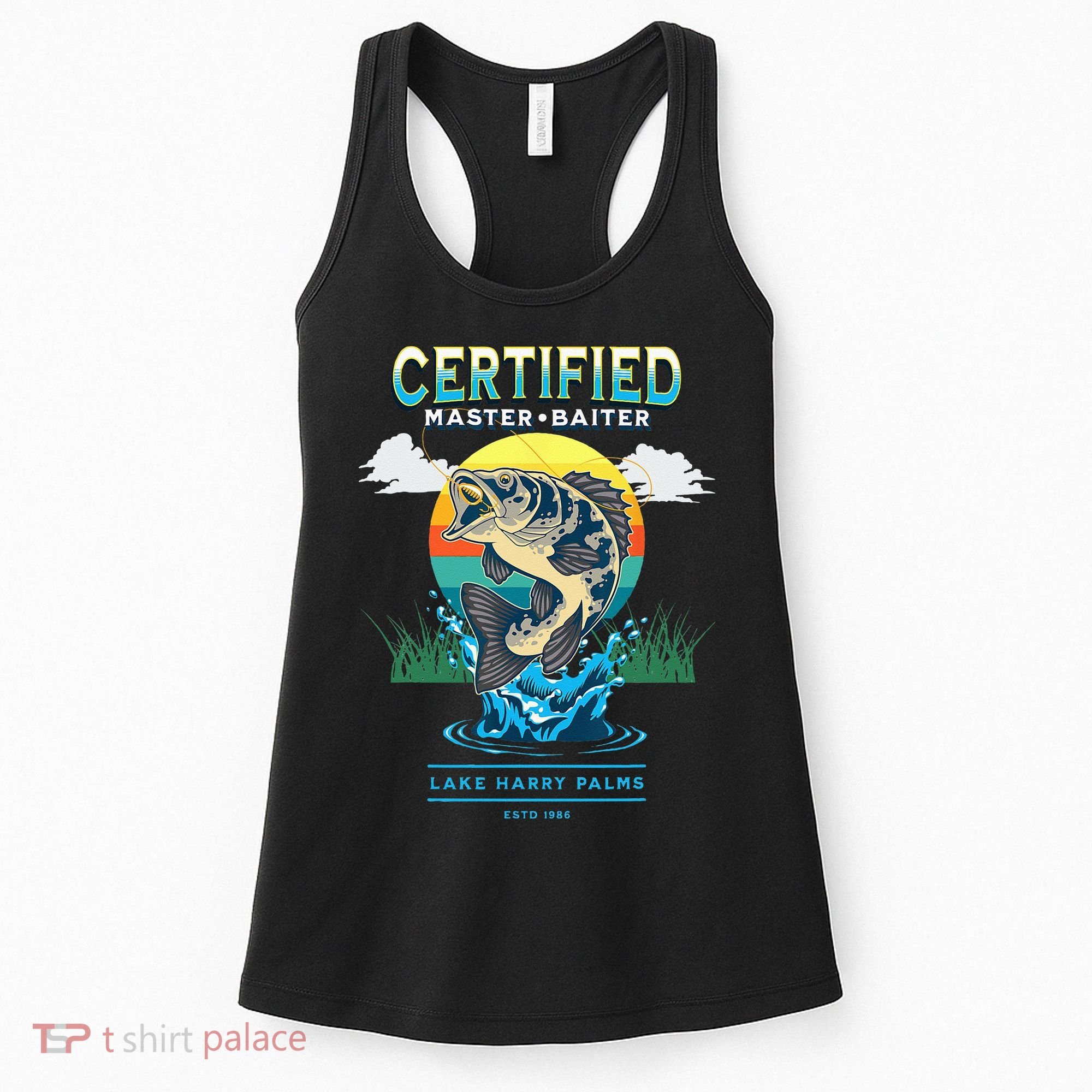 Certified Master Baiter Funny Fishing Women's Tank Top