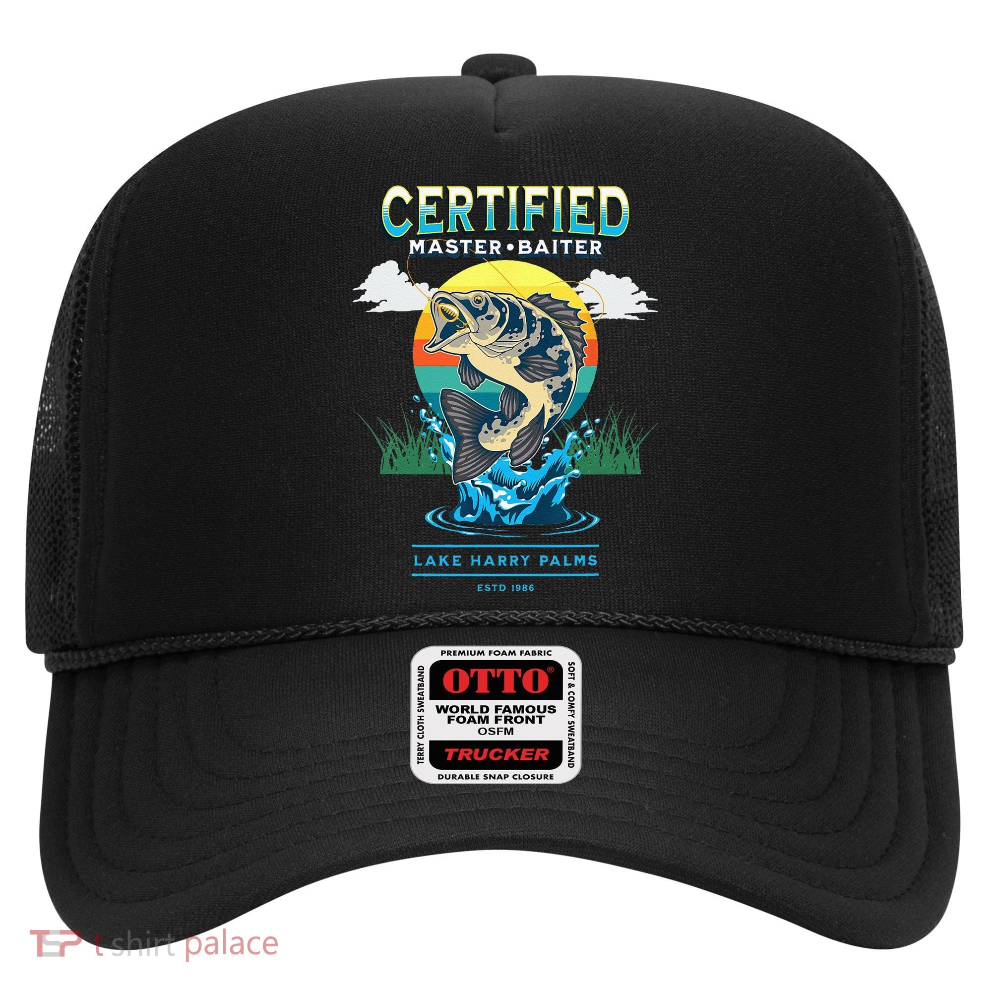 Certified Master Baiter Funny Fishing Hat