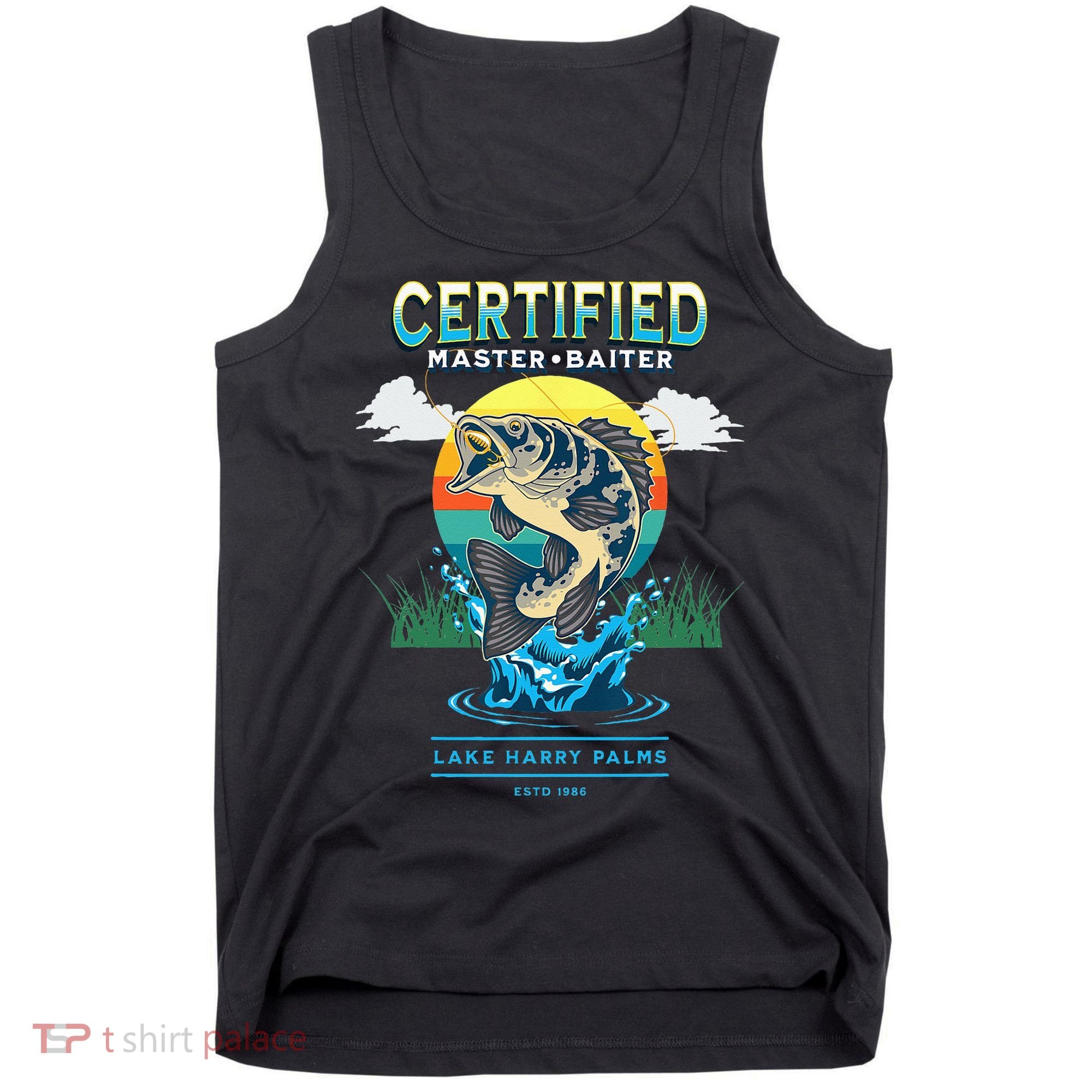 Certified Master Baiter Funny Fishing Tank Top