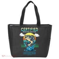 Certified Master Baiter Funny Fishing Tote Bag thumb 0