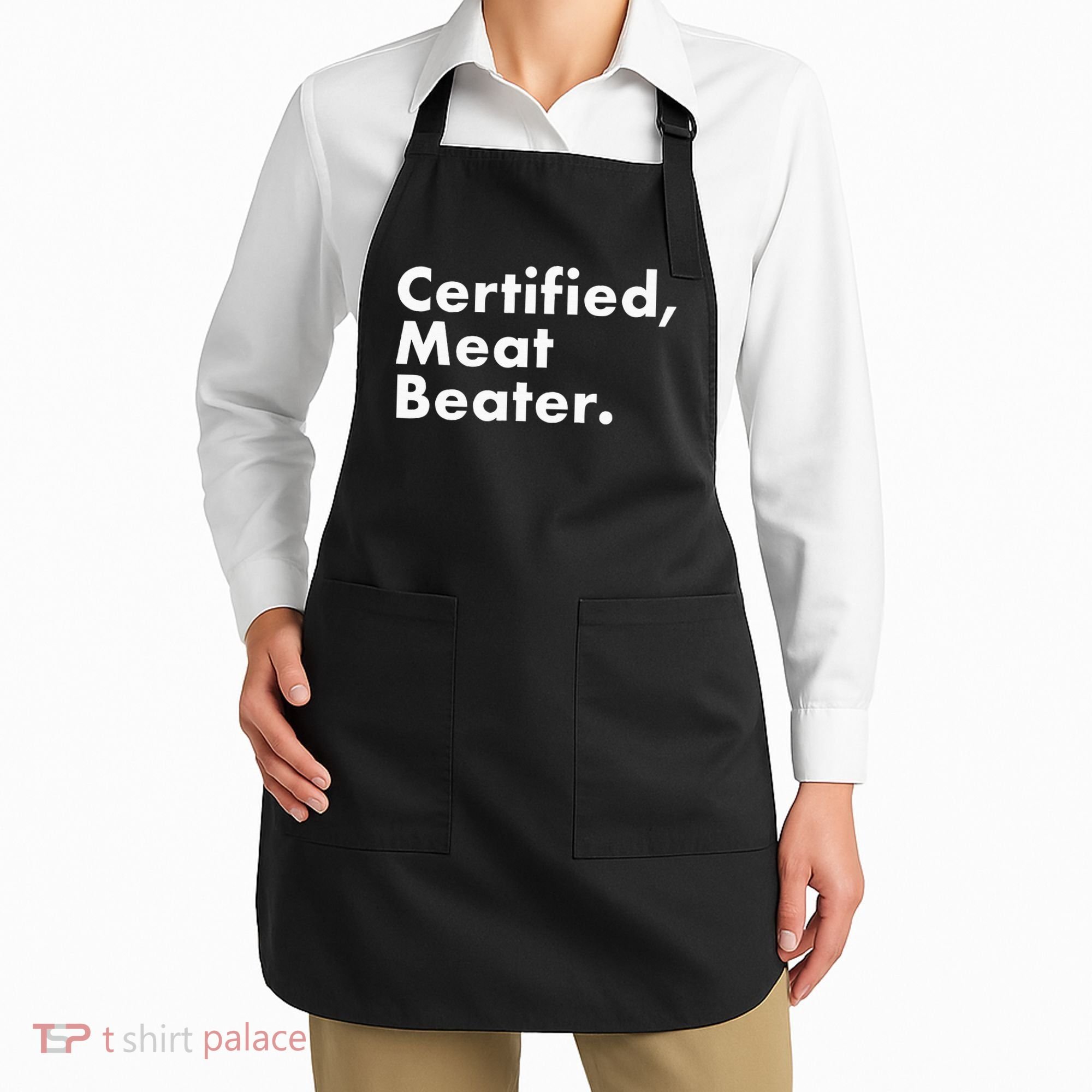 Certified Meat Beater Funny And Cool Apron