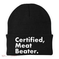 Certified Meat Beater Funny And Cool Beanie thumb 0