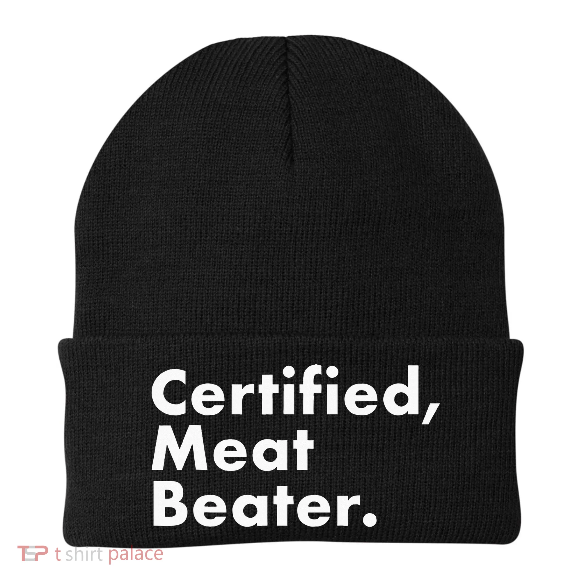 Certified Meat Beater Funny And Cool Beanie
