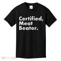 Certified Meat Beater Funny And Cool Kids T-Shirt thumb 0