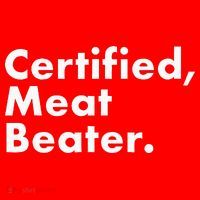 Certified Meat Beater Funny And Cool Santa Hat thumb 1