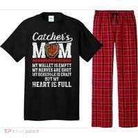 Catcher's Mom Baseball Catcher Mom Baseball Catcher Mother Pajama Set thumb 0