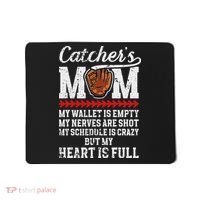 Catcher's Mom Baseball Catcher Mom Baseball Catcher Mother Mousepad thumb 0