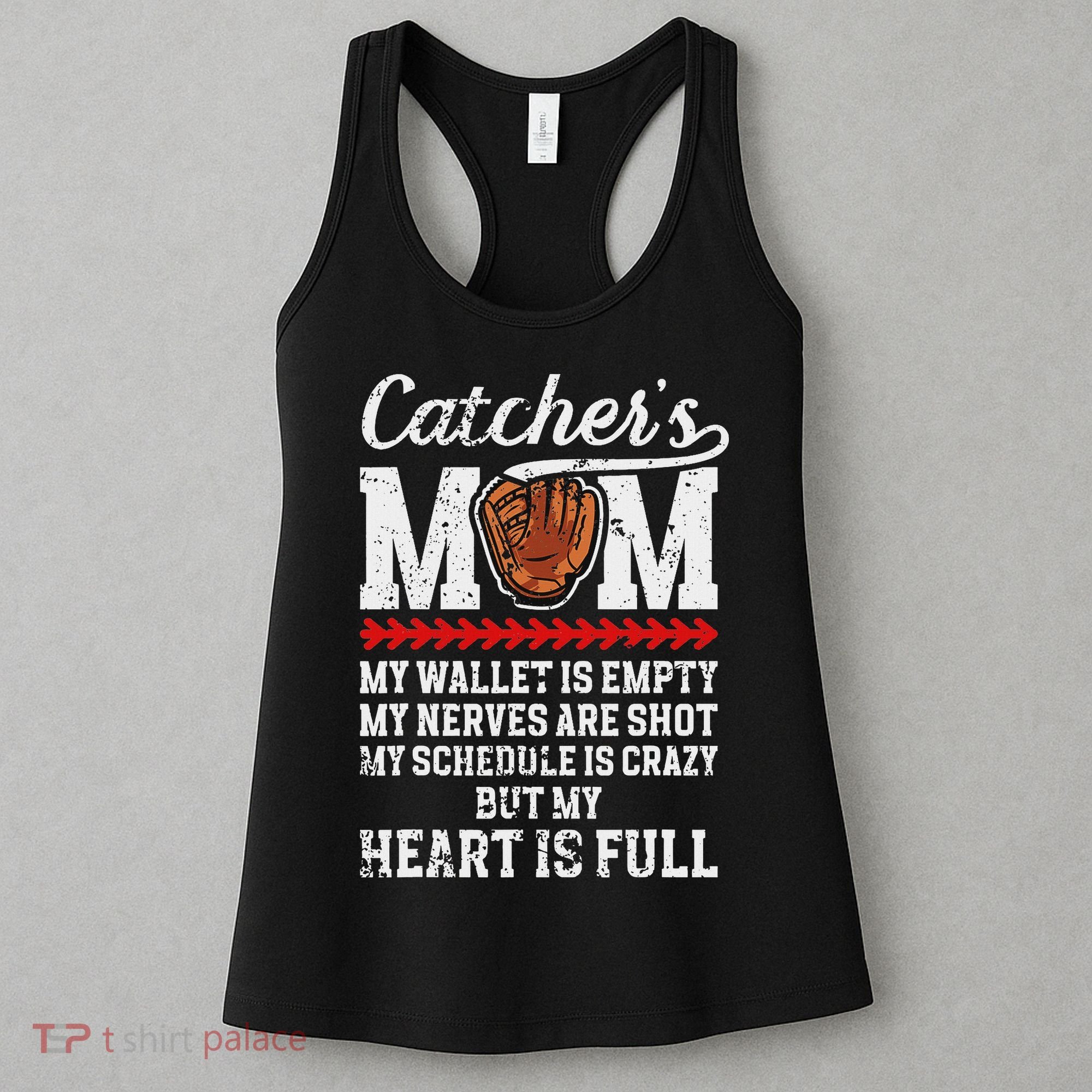 Catcher's Mom Baseball Catcher Mom Baseball Catcher Mother Women's Tank Top