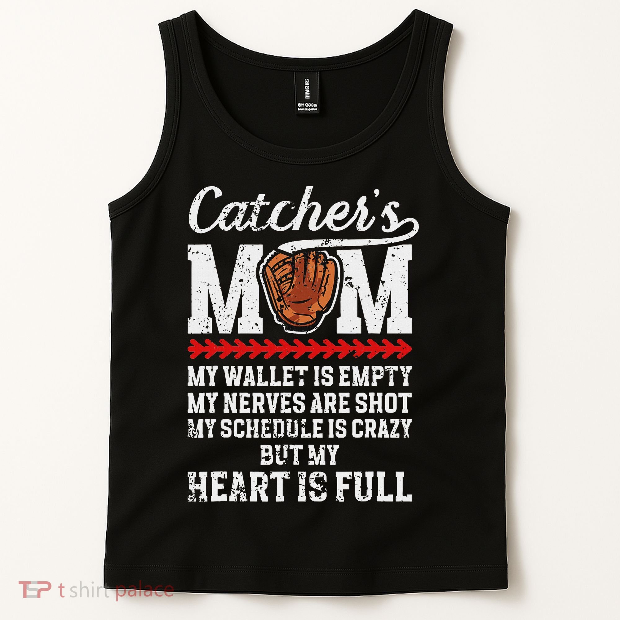 Catcher's Mom Baseball Catcher Mom Baseball Catcher Mother Tank Top