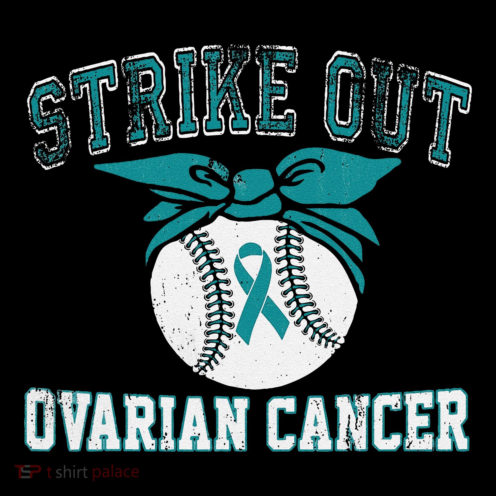 Cancer Month Baseball Strike Out Ovarian Cancer Coffee Mug