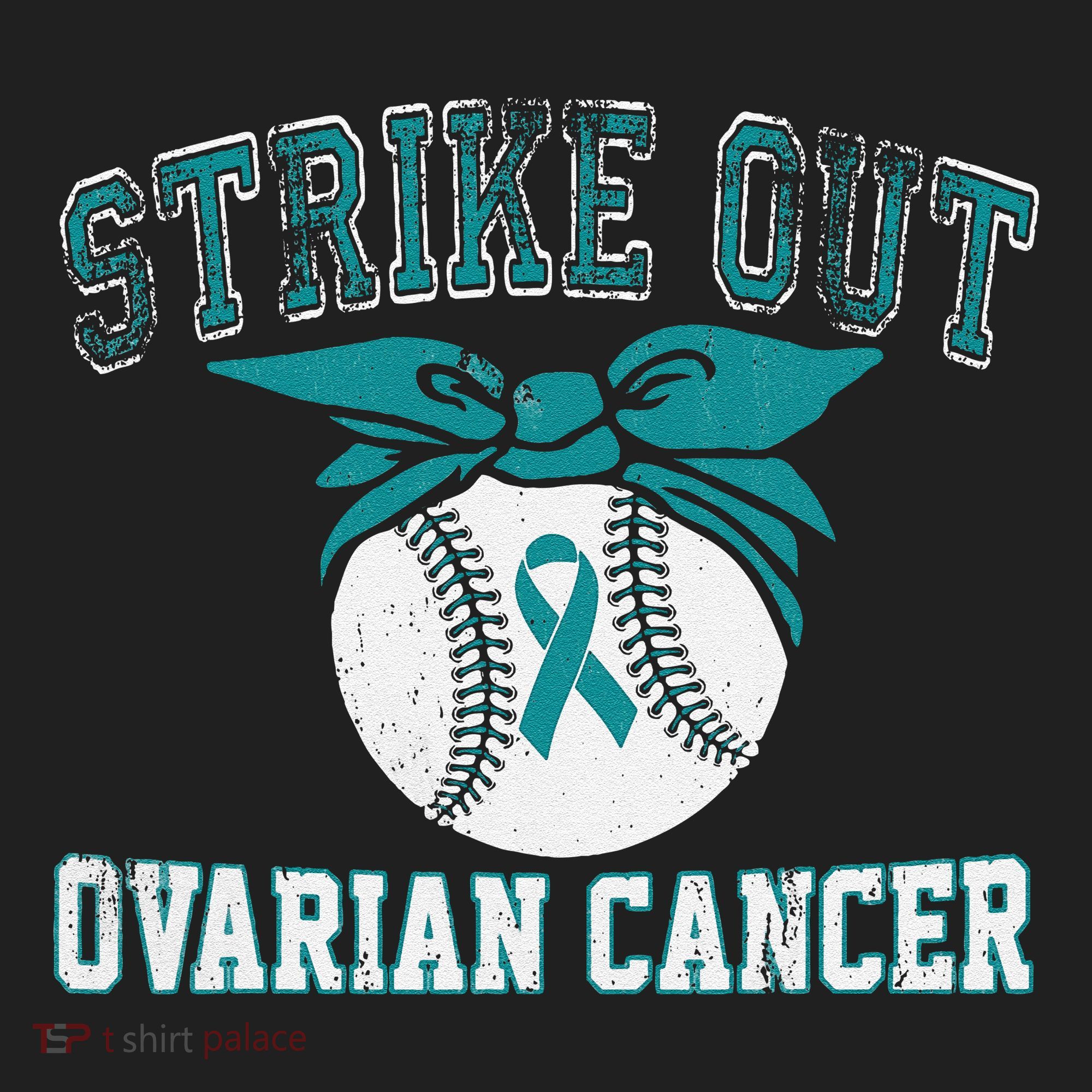 Cancer Month Baseball Strike Out Ovarian Cancer Hat