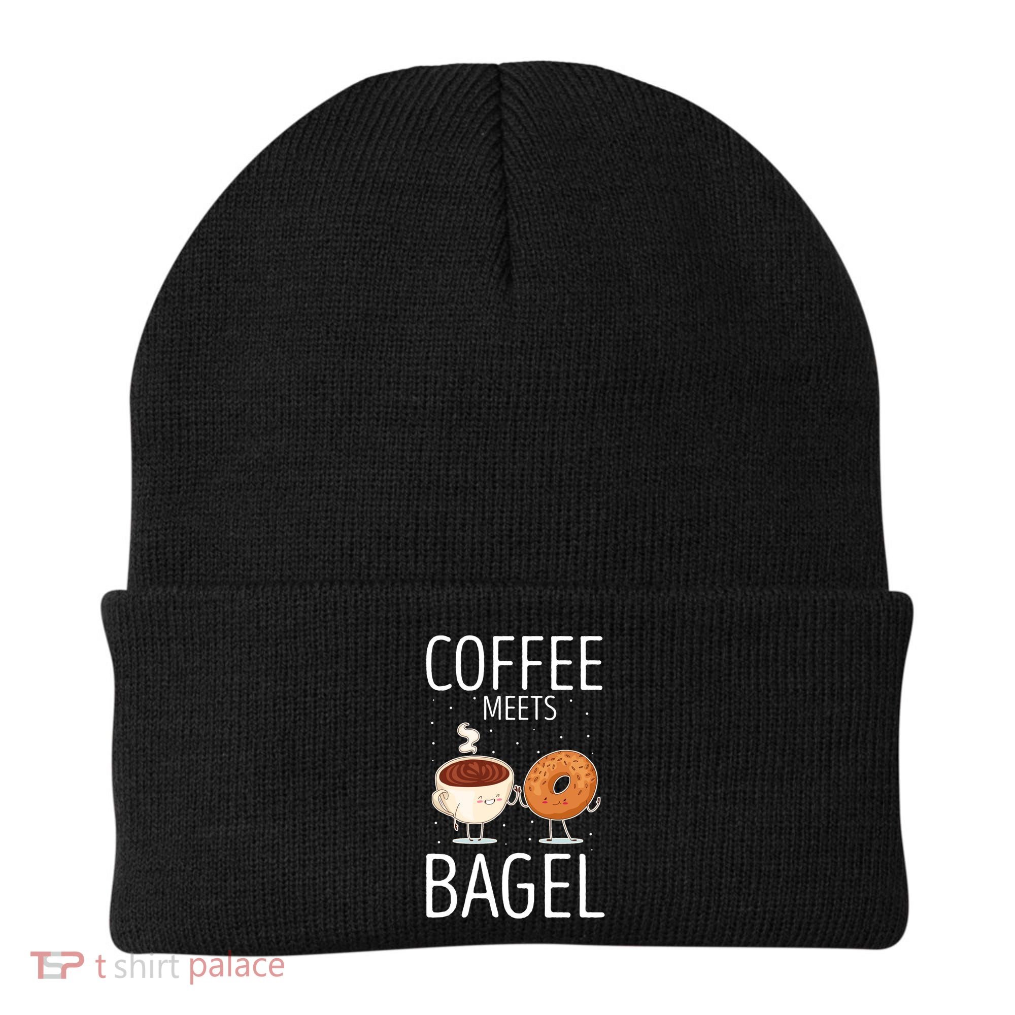 Coffee Meets Bagel Baking Bagel Lover Baker Bagels Dough Cute Gift Beanie