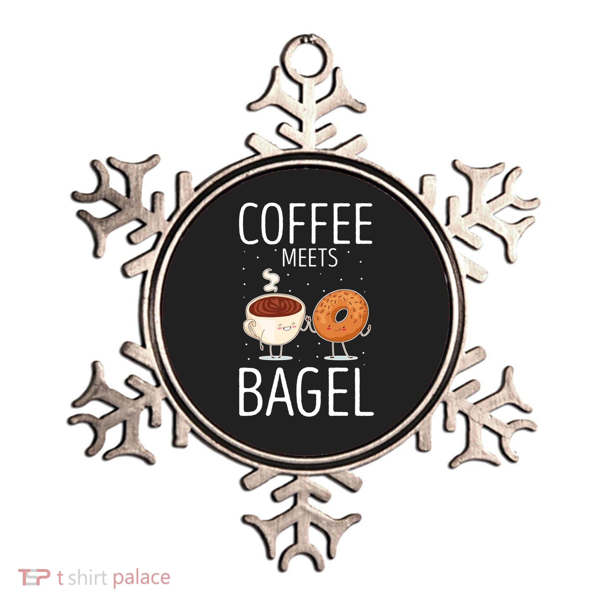 Coffee Meets Bagel Baking Bagel Lover Baker Bagels Dough Cute Gift Ornament