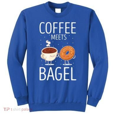 Coffee Meets Bagel Baking Bagel Lover Baker Bagels Dough Cute Gift Sweatshirt