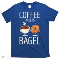Coffee Meets Bagel Baking Bagel Lover Baker Bagels Dough Cute Gift T-Shirt thumb 0