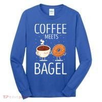 Coffee Meets Bagel Baking Bagel Lover Baker Bagels Dough Cute Gift Tall Long Sleeve Shirt thumb 0