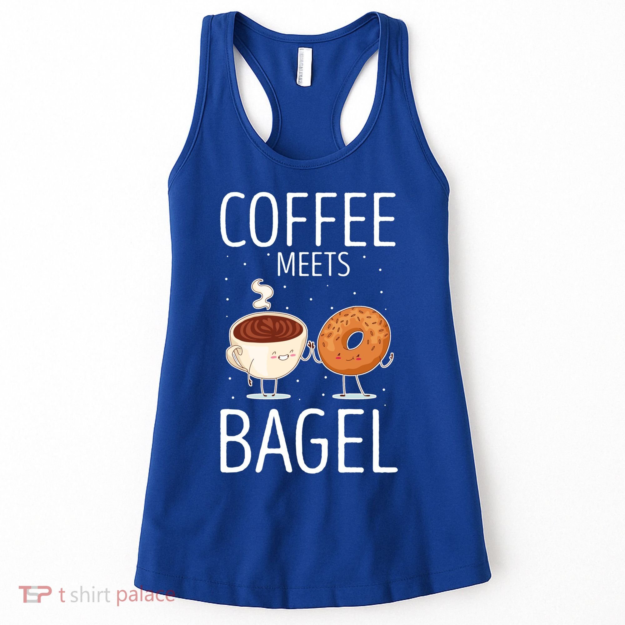 Coffee Meets Bagel Baking Bagel Lover Baker Bagels Dough Cute Gift Women's Tank Top