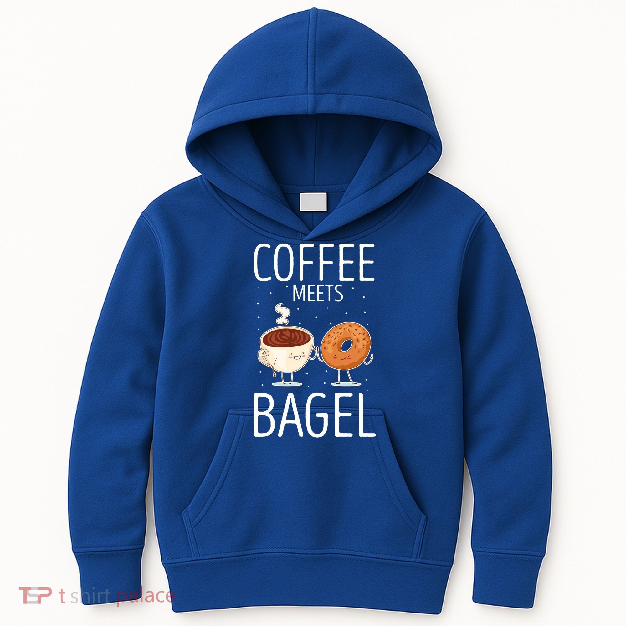 Coffee Meets Bagel Baking Bagel Lover Baker Bagels Dough Cute Gift Kids Hoodie