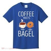 Coffee Meets Bagel Baking Bagel Lover Baker Bagels Dough Cute Gift Kids T-Shirt thumb 0