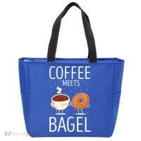 Coffee Meets Bagel Baking Bagel Lover Baker Bagels Dough Cute Gift Tote Bag thumb 0